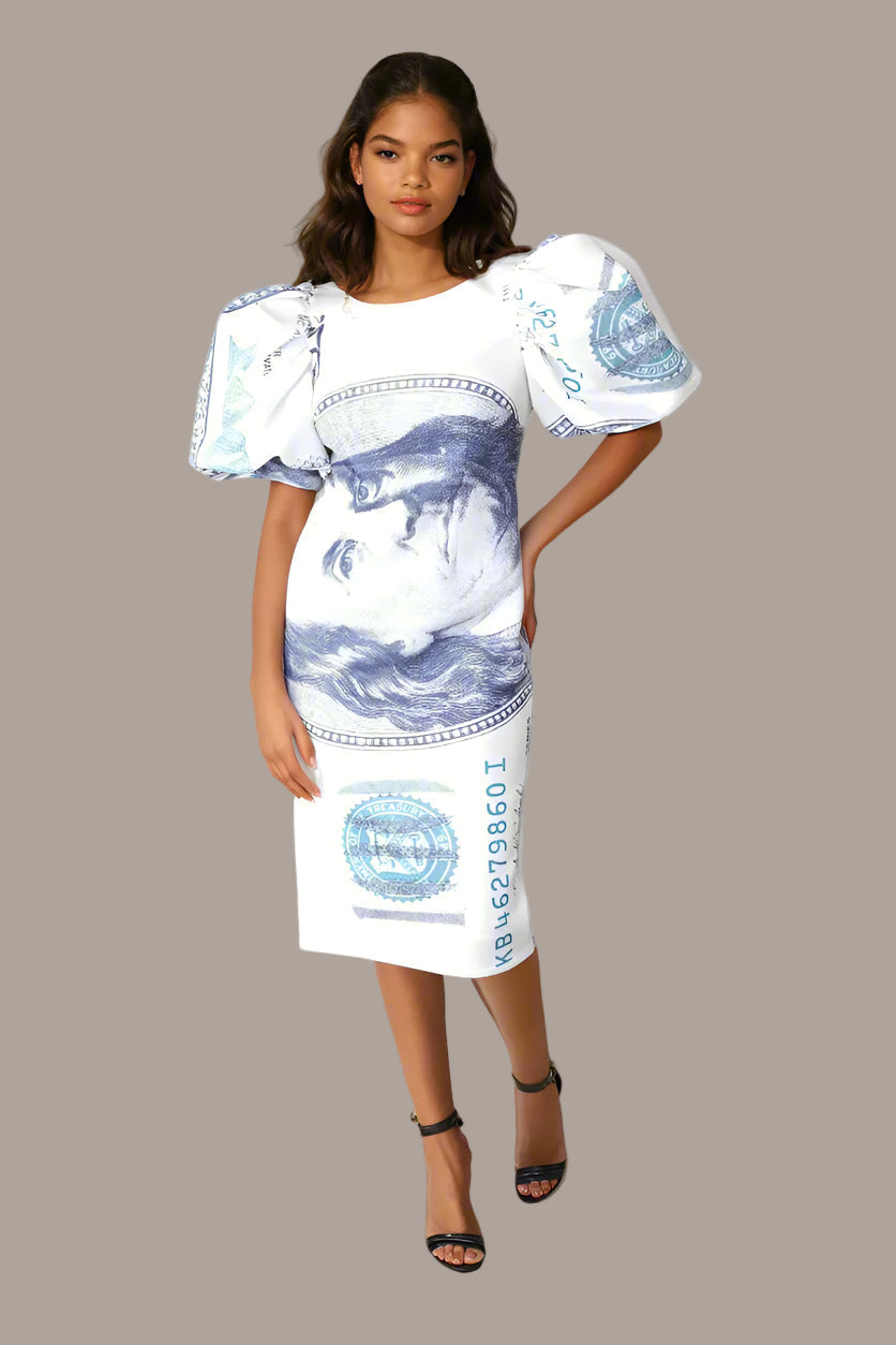 Scuba Midi Dress