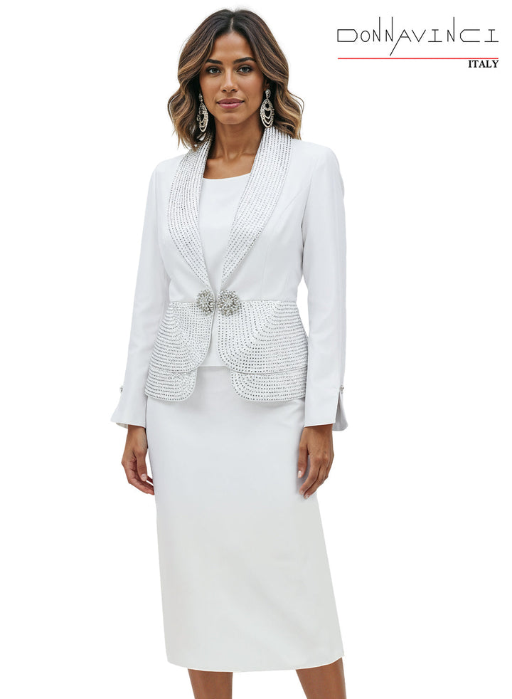 Donna Vinci, Style 12272 - 3pc. Jacket, Cami & Skirt Set