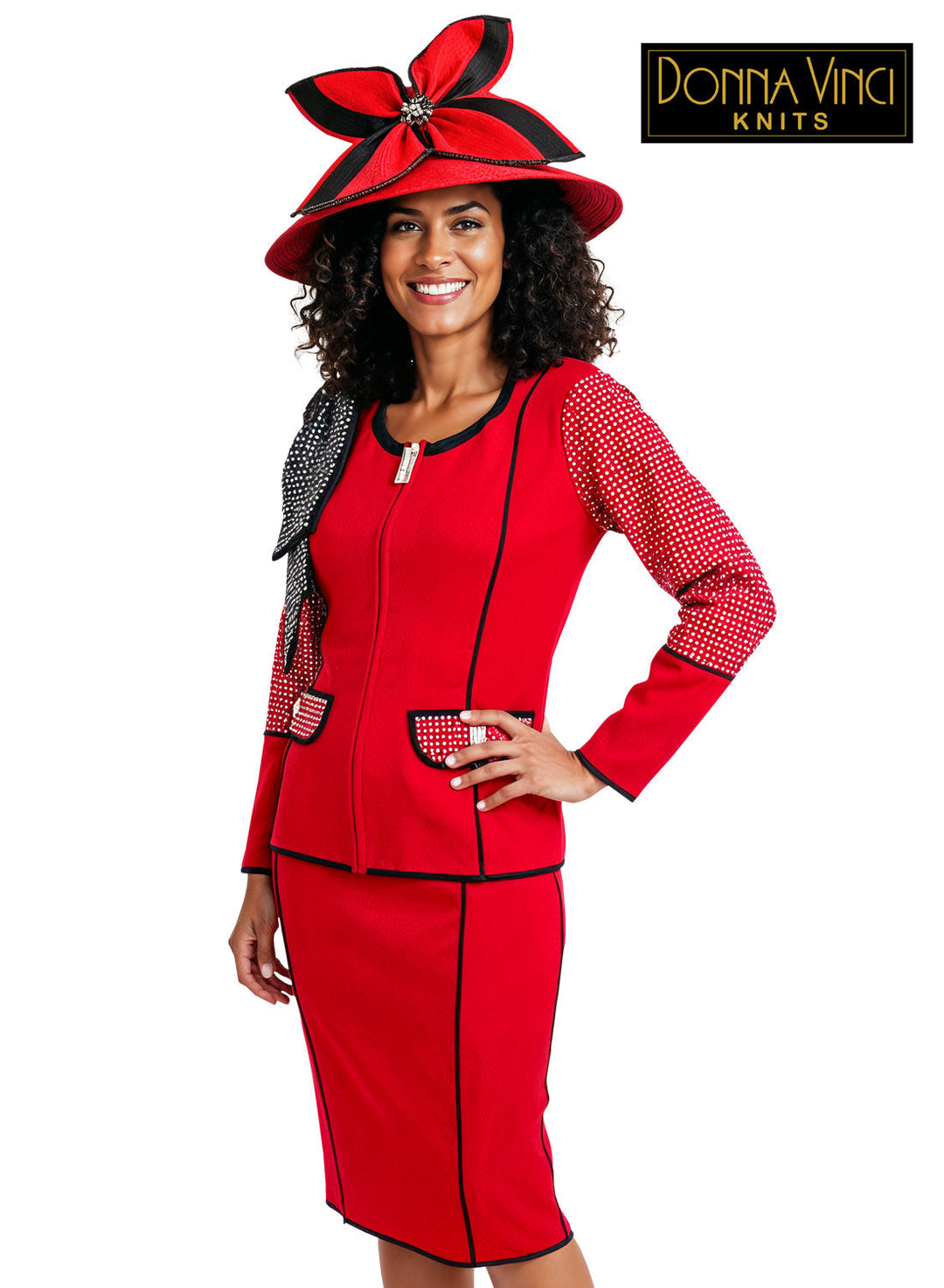 Donna Vinci KNITS, Style 13461 - 2pc. Jacket & Skirt Set
