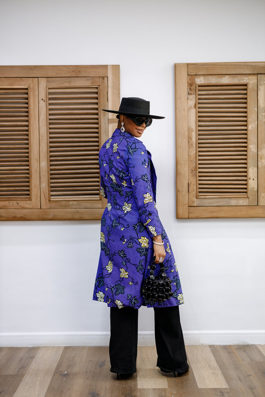 MORAYO AFRICAN PRINT TRENCH COAT DRESS
