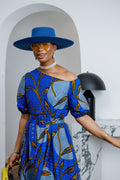ROLU AFRICAN PRINT OFF SHOULDER DRESS----FINAL SALE