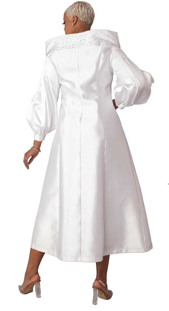 Elegant Plus Size One-Piece Cassock Robe for Church Wear- 4801W