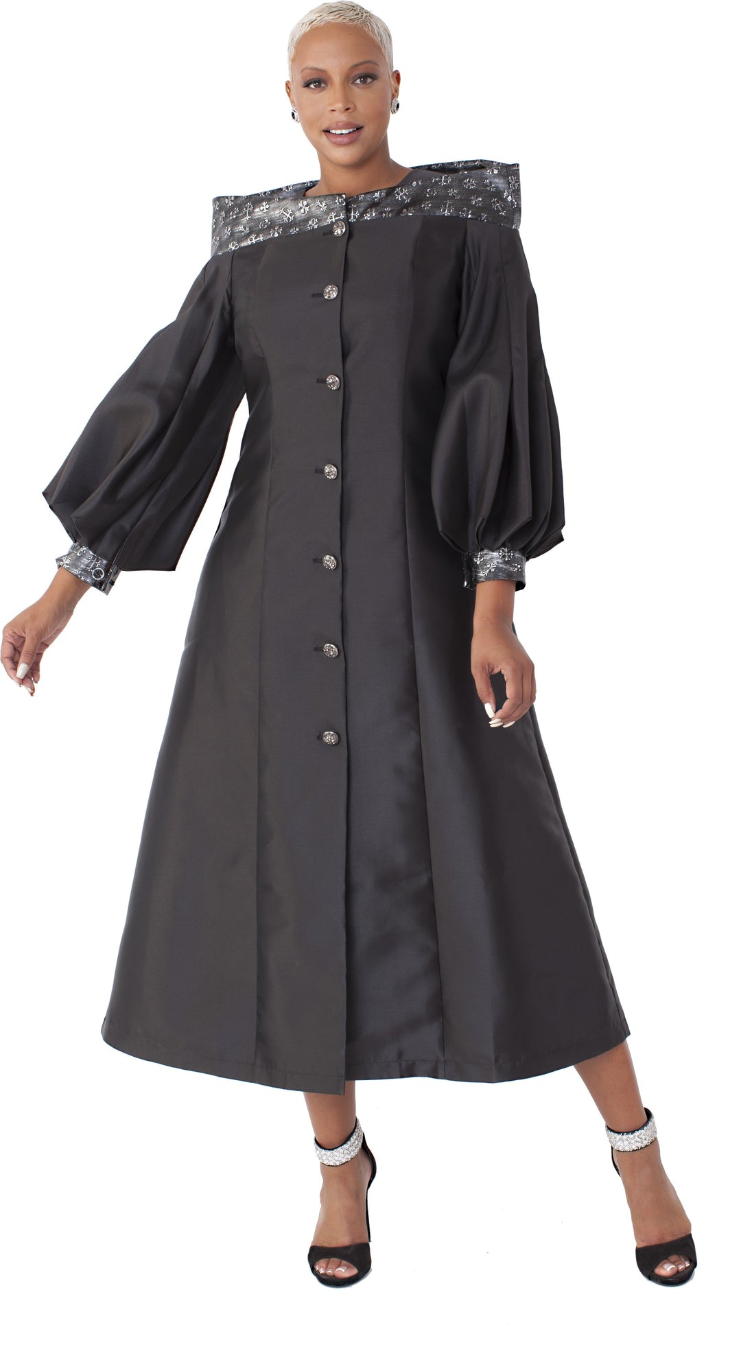 Plus Size Women’s Cassock Robe for Church, Choir, or Clergy -4803W
