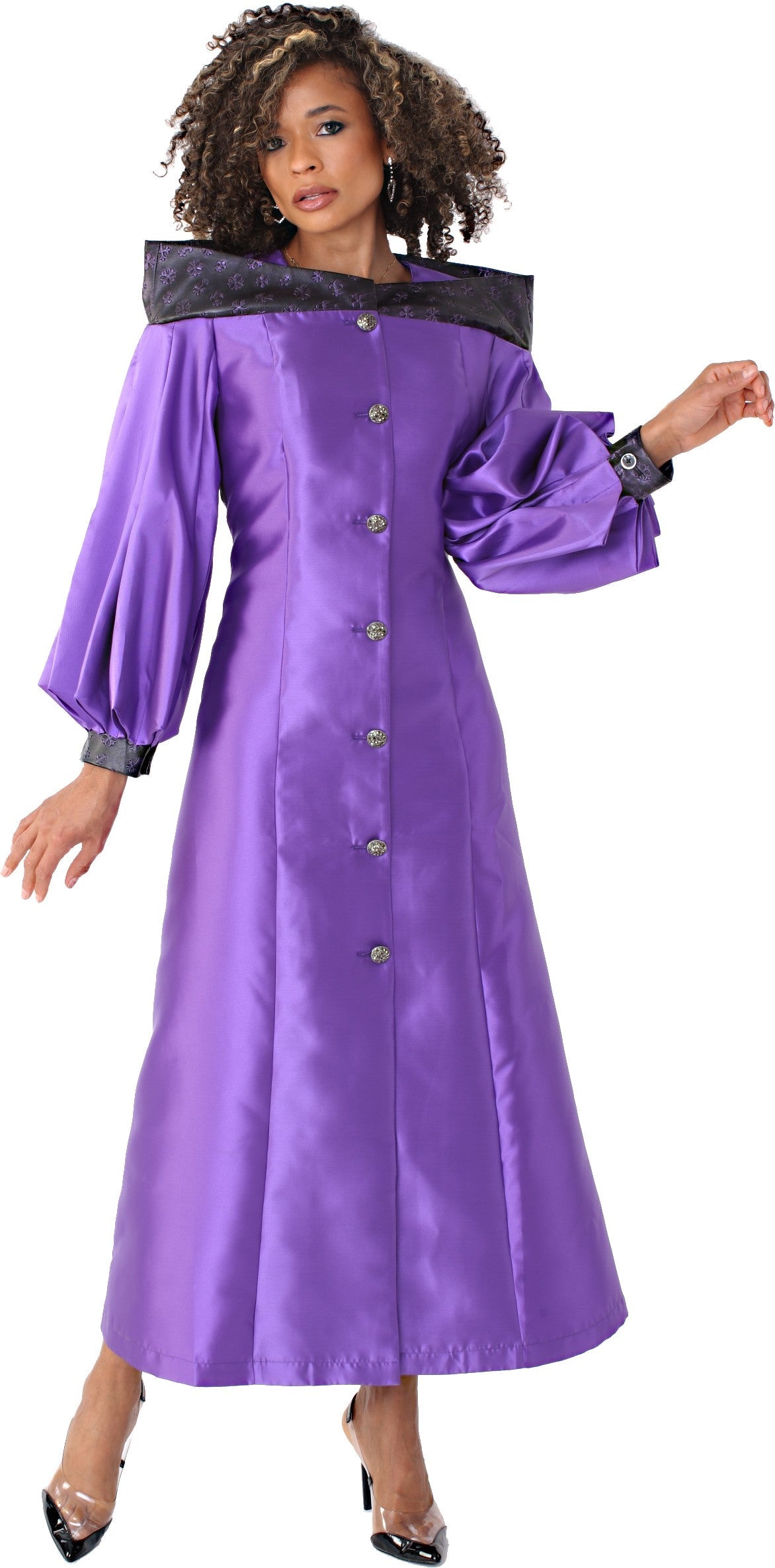 Plus Size Women’s Cassock Robe for Church, Choir, or Clergy -4803W