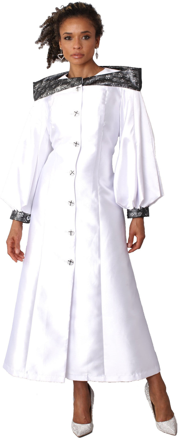 Plus Size Women’s Cassock Robe for Church, Choir, or Clergy -4803W