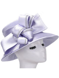 Medium Brim Hat w/ Oversized Flower Ribbon