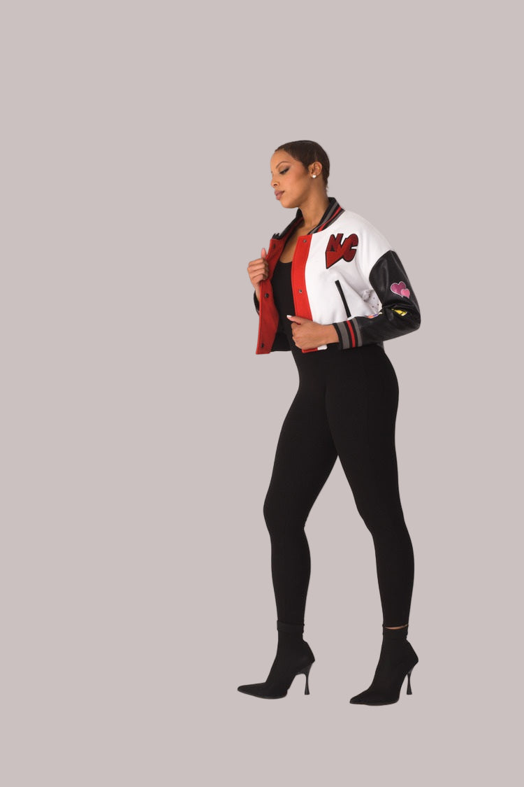Betty Boop Varsity Crop Jacket - 82236