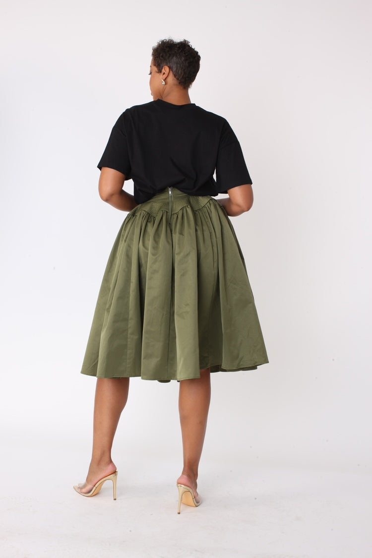 Full Circle Taffeta Skirt - 82650