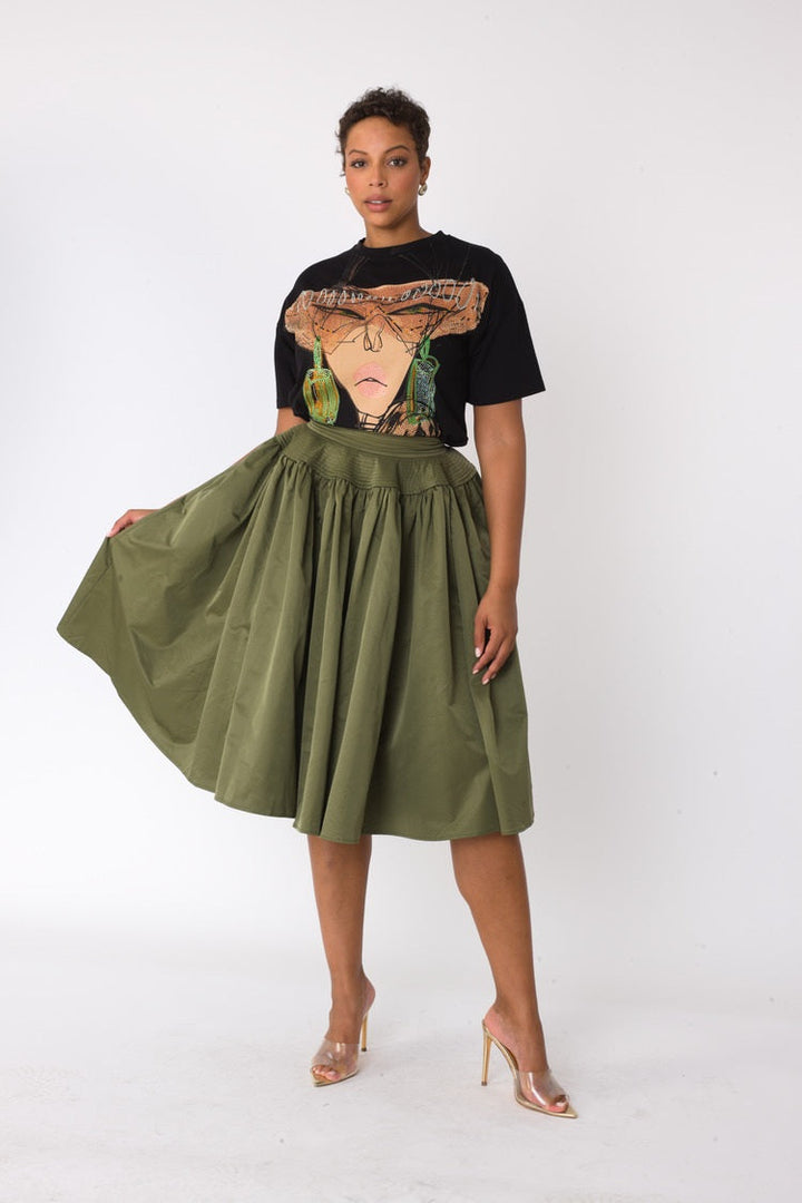 Full Circle Taffeta Skirt - 82650