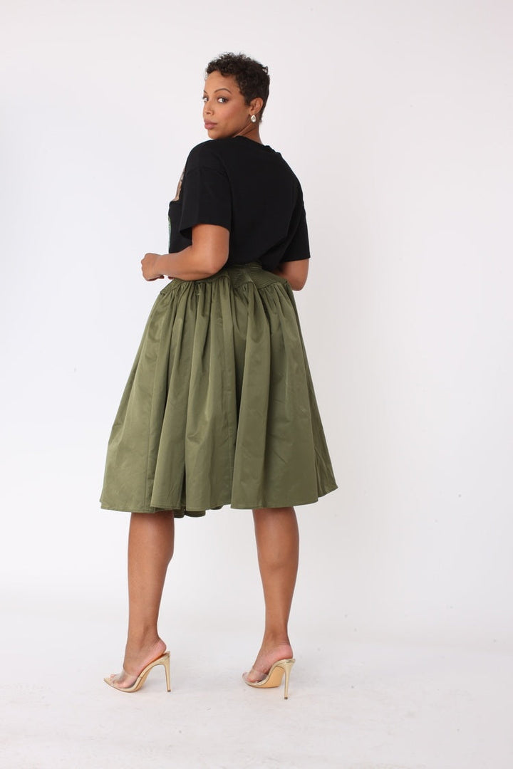 Full Circle Taffeta Skirt - 82650