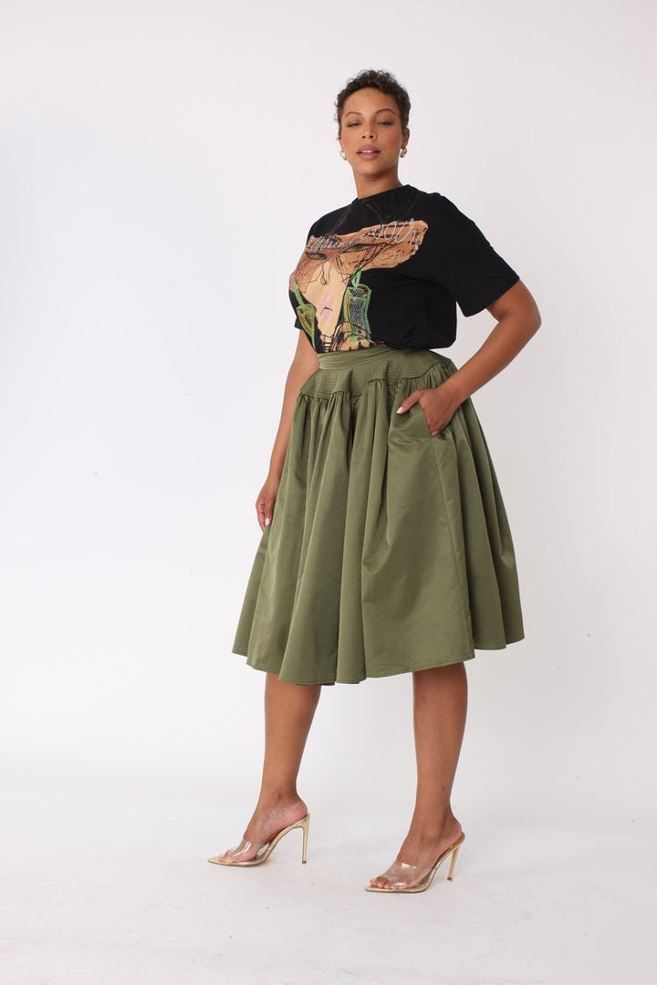 Full Circle Taffeta Skirt - 82650
