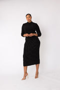 Velvet Midi Skirt Set | 82767