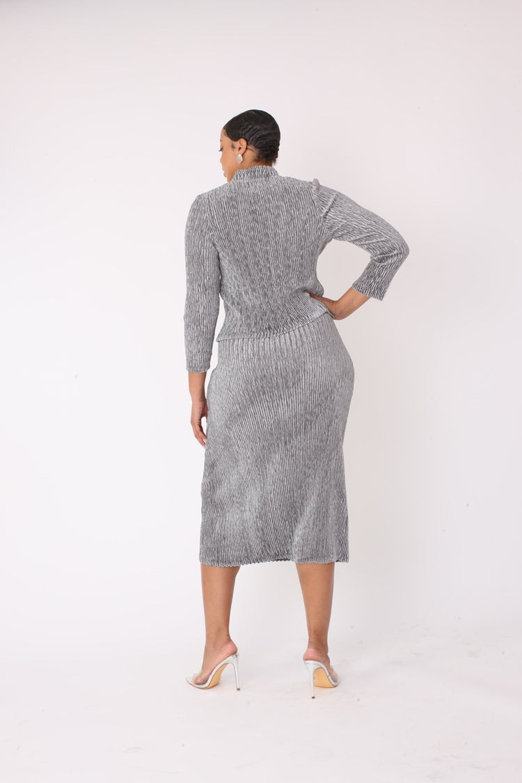 Velvet Midi Skirt Set | 82767