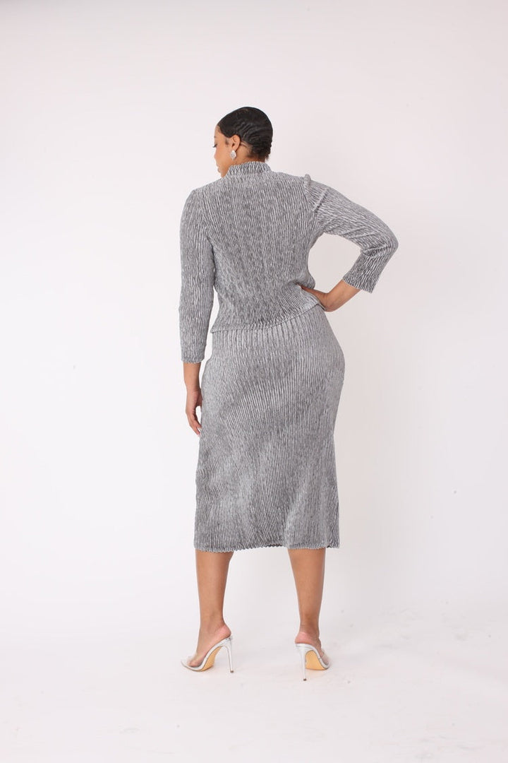 Velvet Midi Skirt Set | 82767