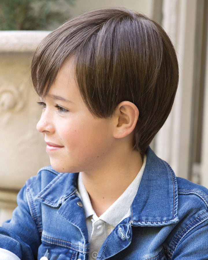 Logan | Kids Lace Front & Monofilament Top Synthetic Wig by Amore