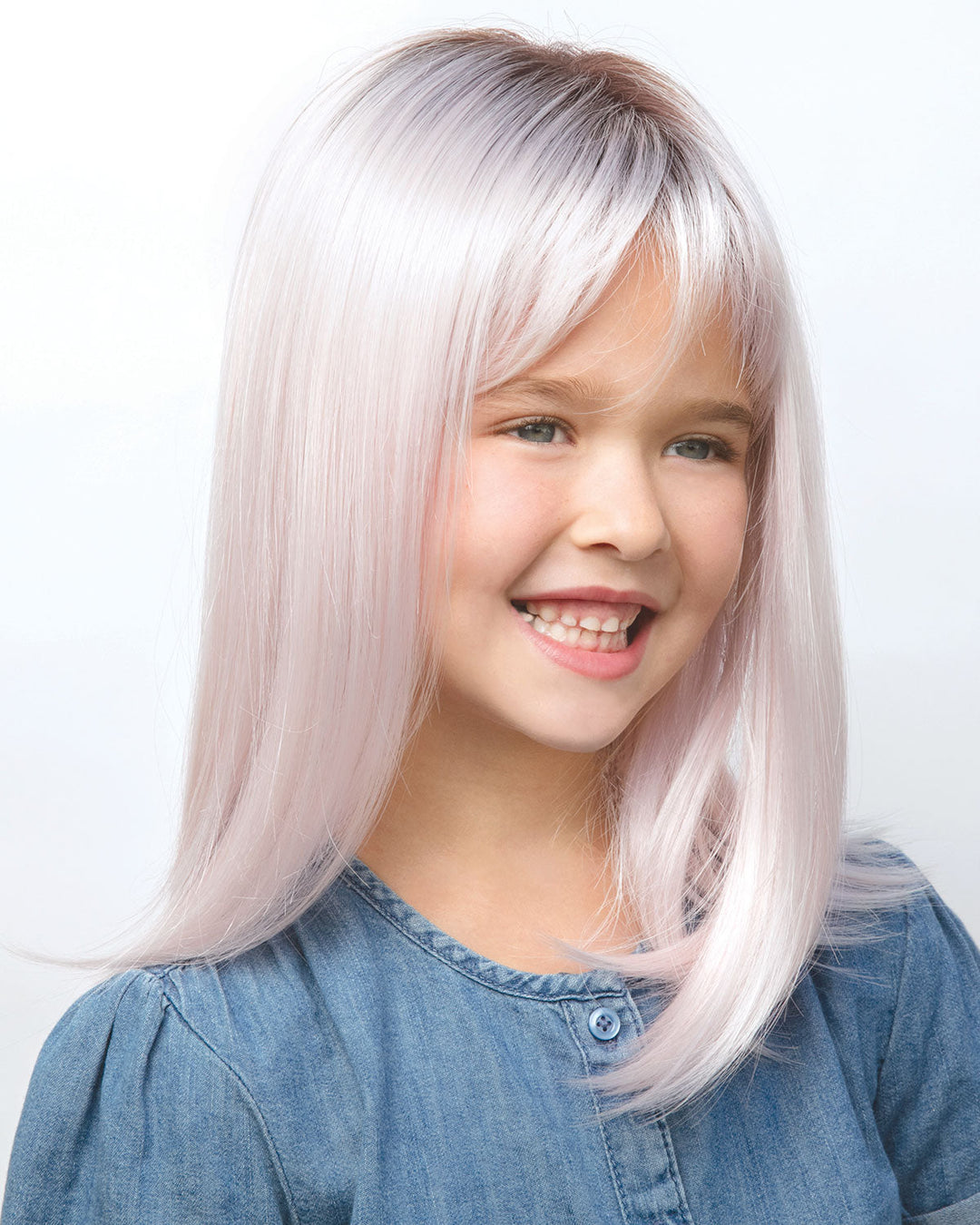 Miley | Kids Lace Front & Monofilament Top Synthetic Wig by Amore