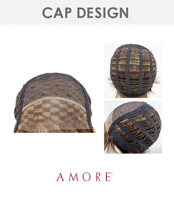 Bay | Lace Front & Monofilament Top Synthetic Wig by Amore