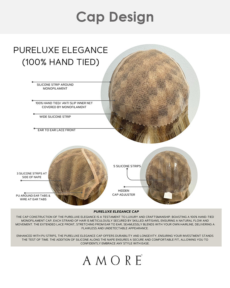 Darra | Lace Front & Monofilament Remy Human Hair Wig by Amore