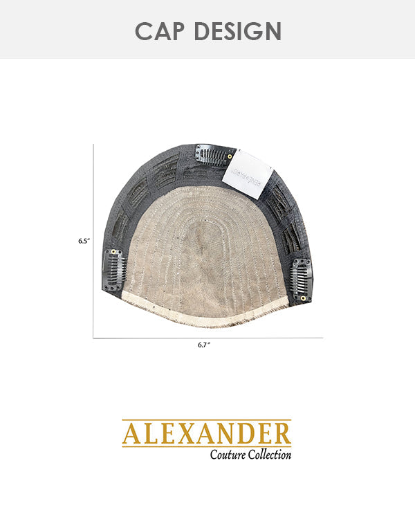 High Heat Mid Straight Topper (Exclusive) | Monofilament Synthetic Wiglet by Alexander