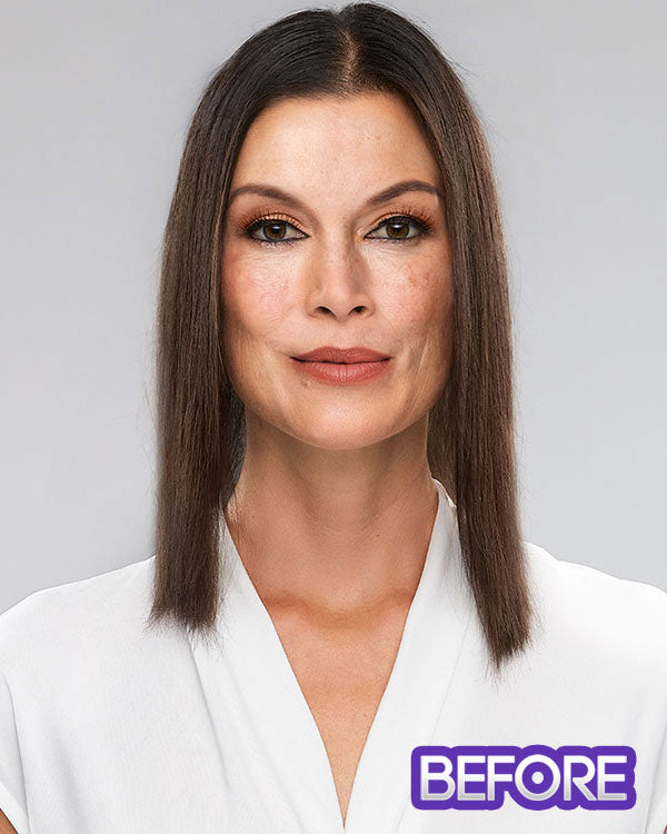 Top Coverage Wavy 12 inch (Exclusive) | Lace Front & Monofilament Synthetic Hair Topper by Jon Renau