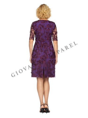 1pc Lux Lace Overlay Shift Dress
