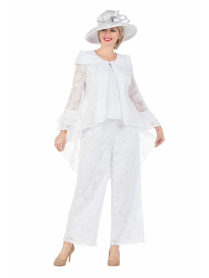 3pc Luxe Lace Pants Set-Plus