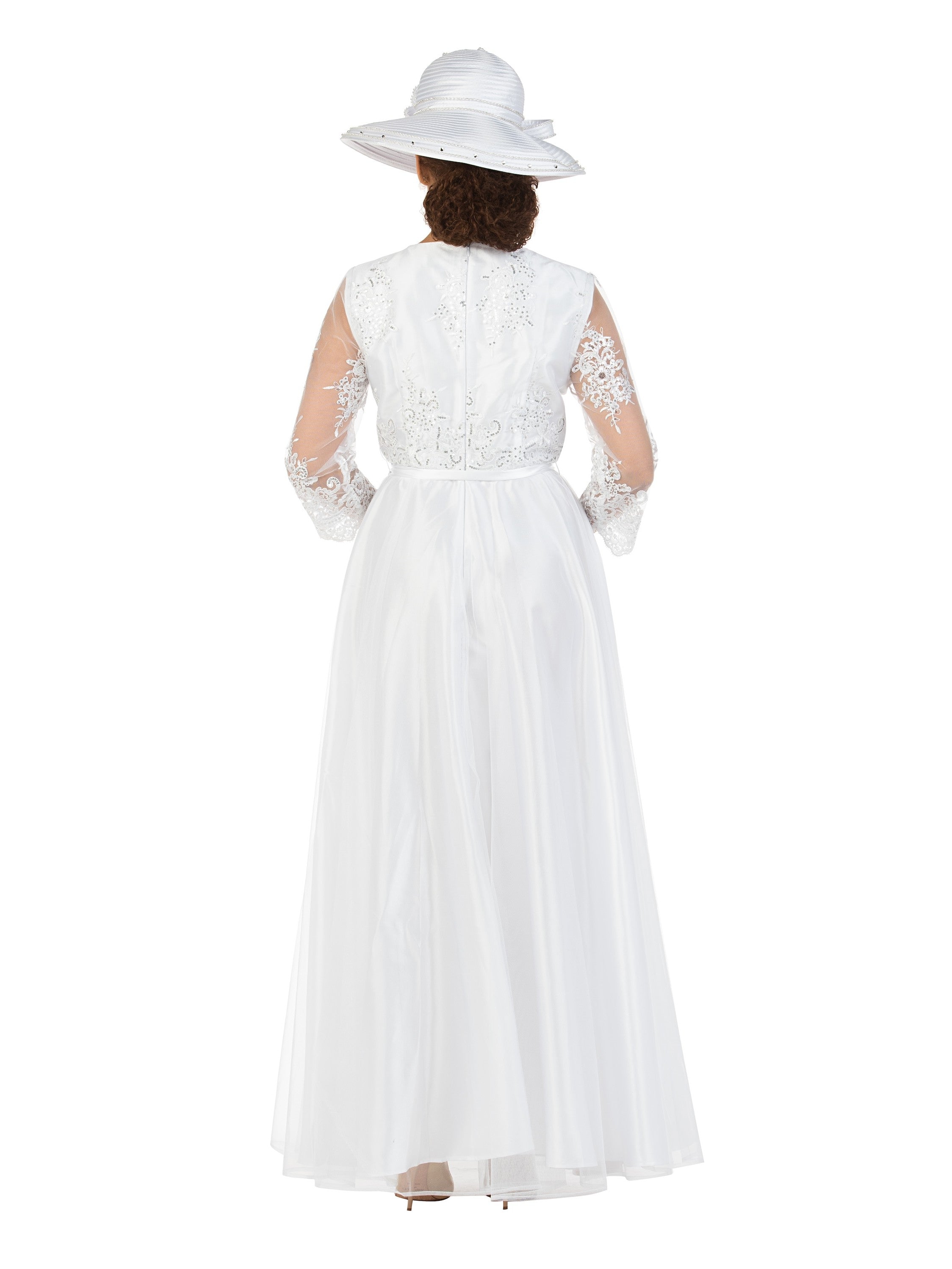 1pc Lux Lace Dress w/ Belt
