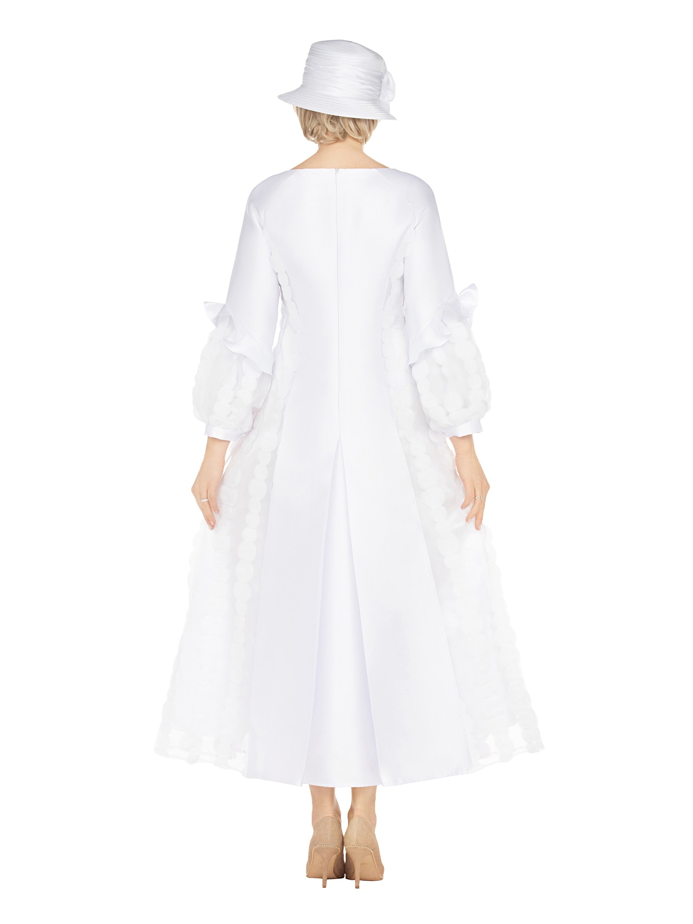 A-line Balloon Slv Drs w/ Circles Design-Plus