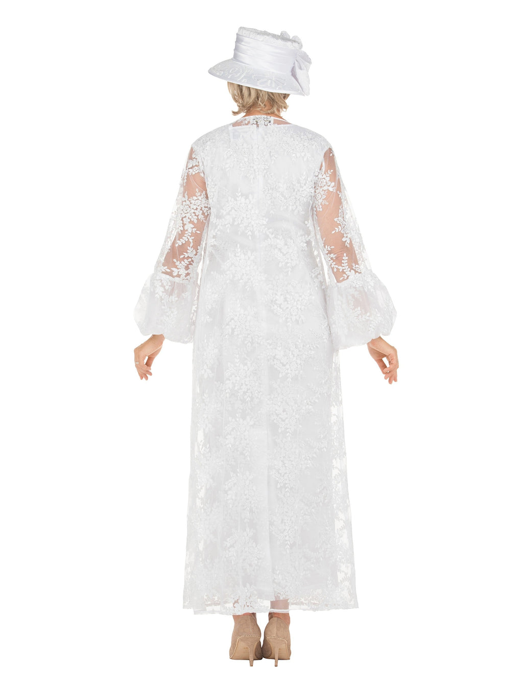 2pc Lux Lace Drs + Long Jkt - Plus