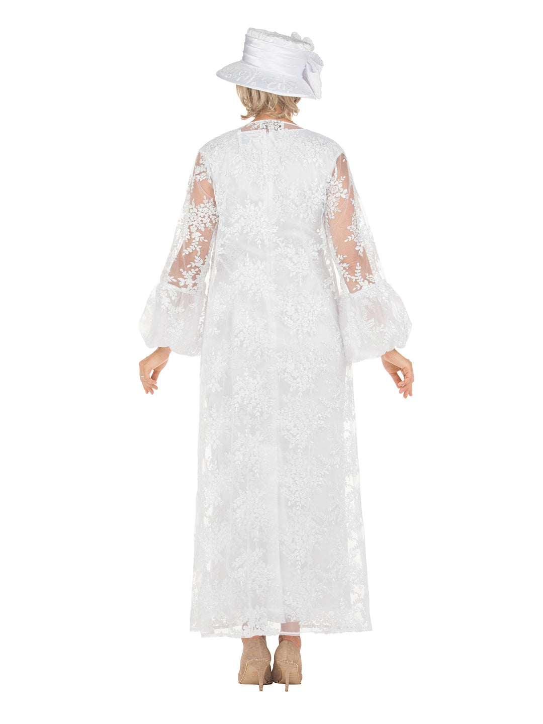 2pc Lux Lace Drs + Long Jkt - Plus