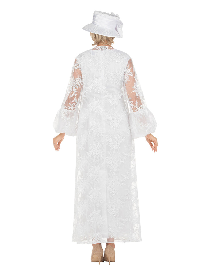 2pc Lux Lace Drs + Long Jkt - Plus