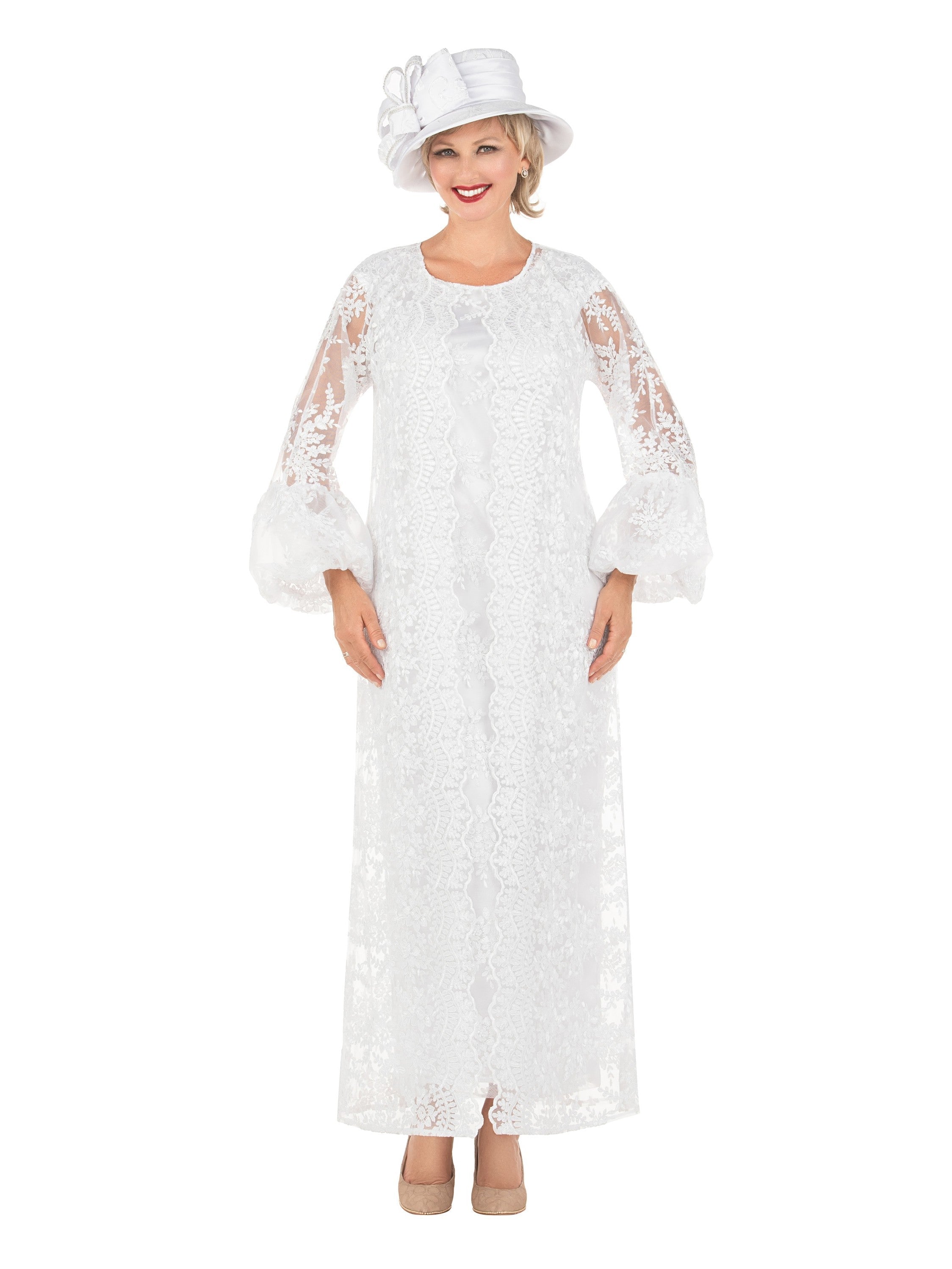 2pc Lux Lace Drs + Long Jkt
