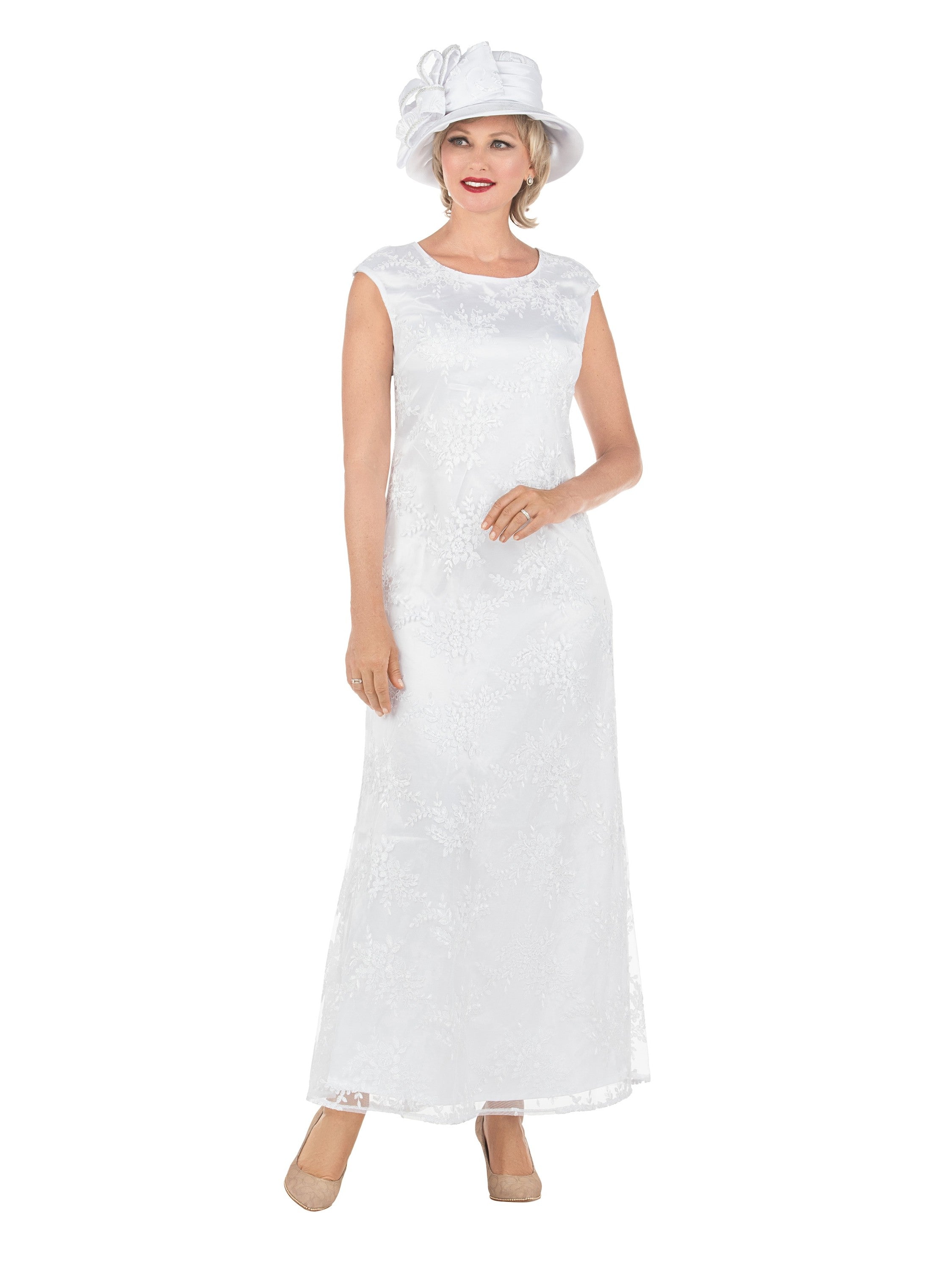 2pc Lux Lace Gown w/ Cape-Plus