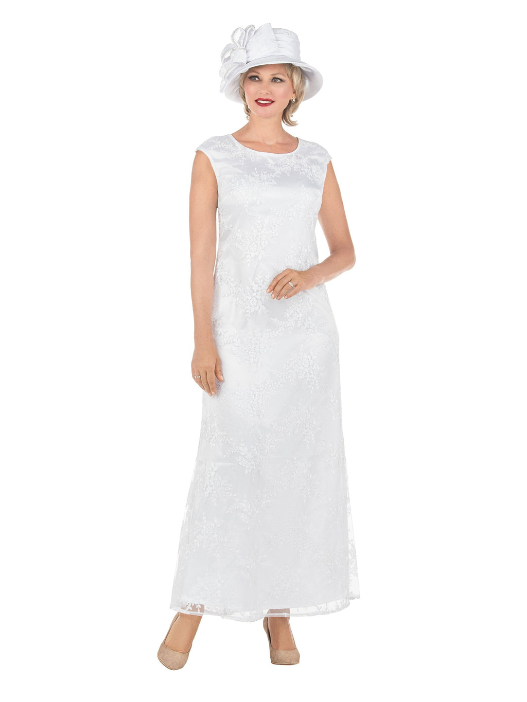 2pc Lux Lace Gown w/ Cape