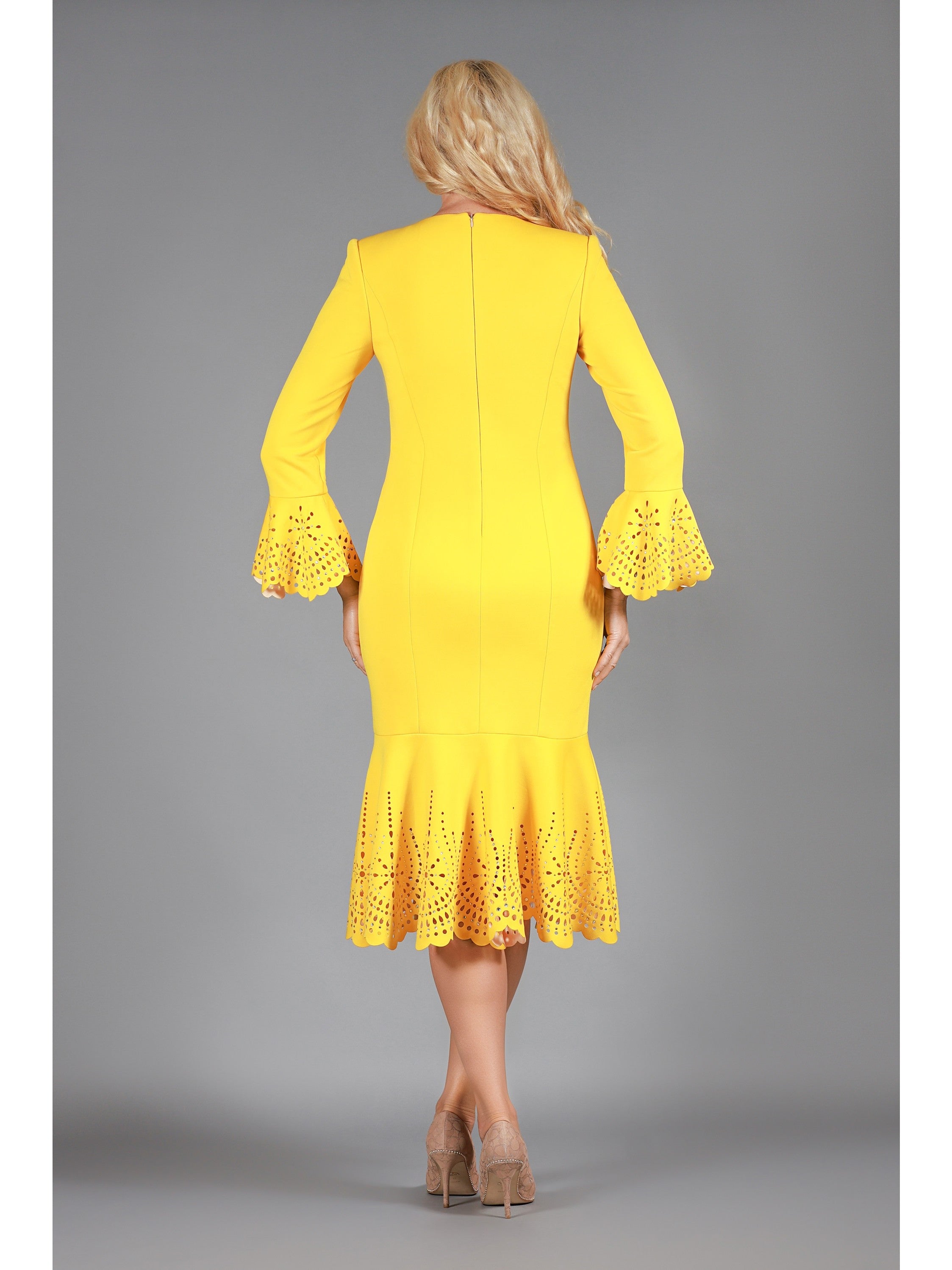 Scuba Drs w/ Scallop Neckline, Cutouts & Stones