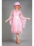 Lace A-line Dress w/ Ovsz Bell Slvs