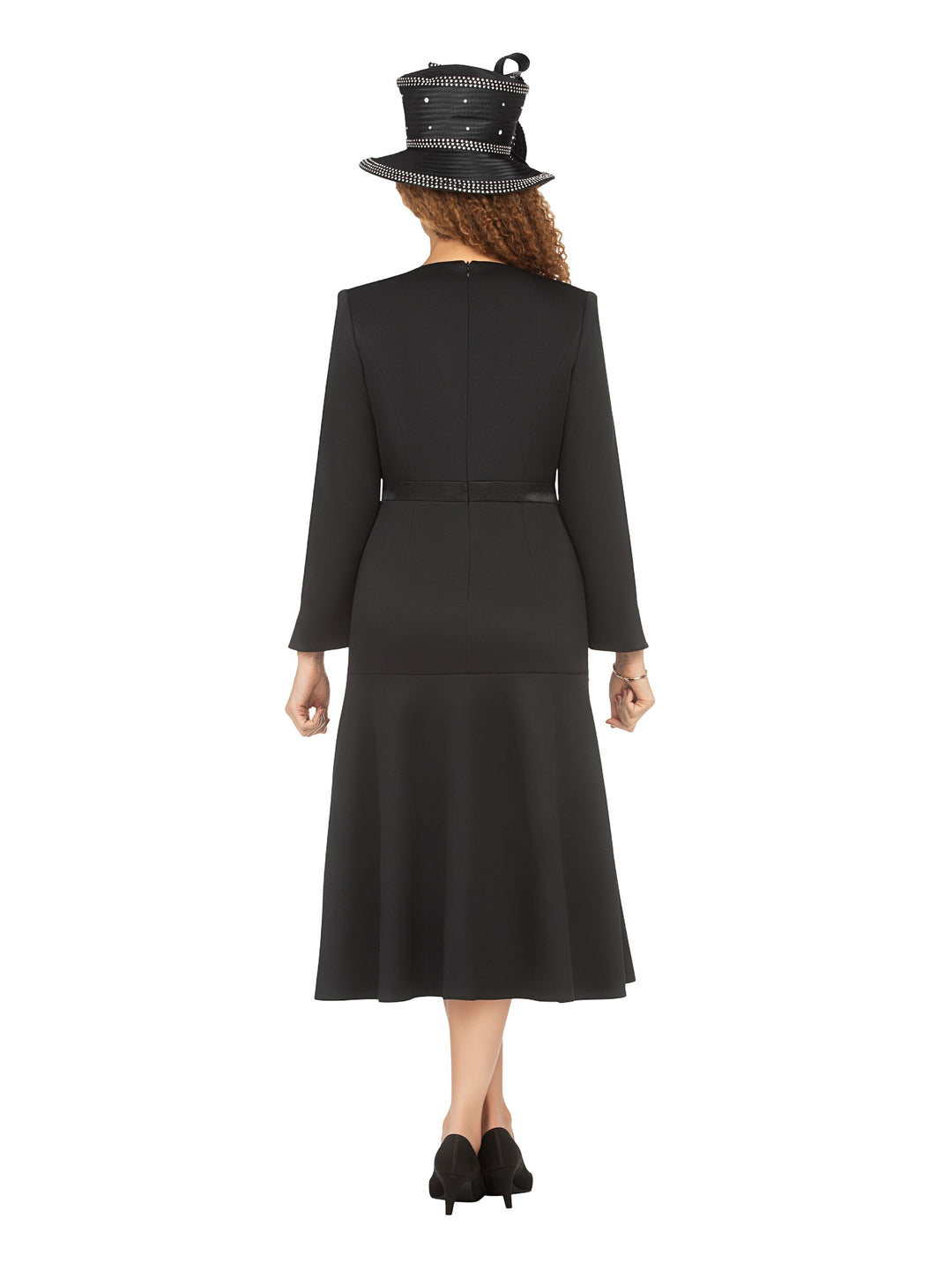 Lt Scuba A-Line Dress w/ Galaxy Stone Decor-Plus