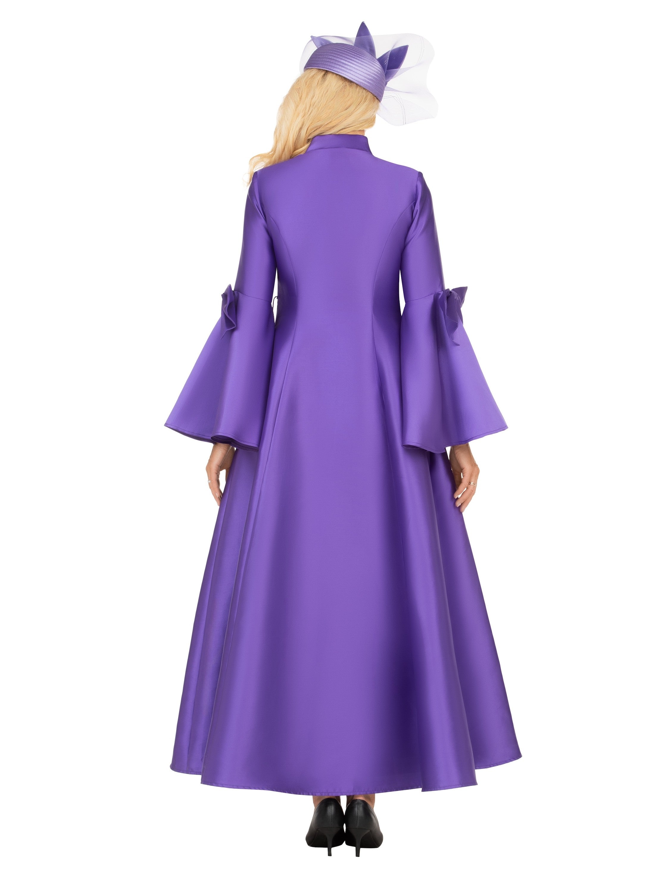 1pc Silky Twill Button Down Robe