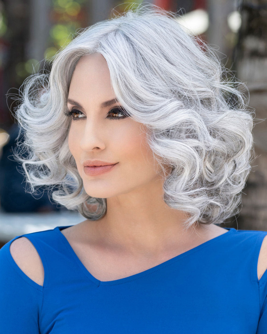 Isabella | Lace Front & Monofilament Top Human Hair Blend Wig by Envy