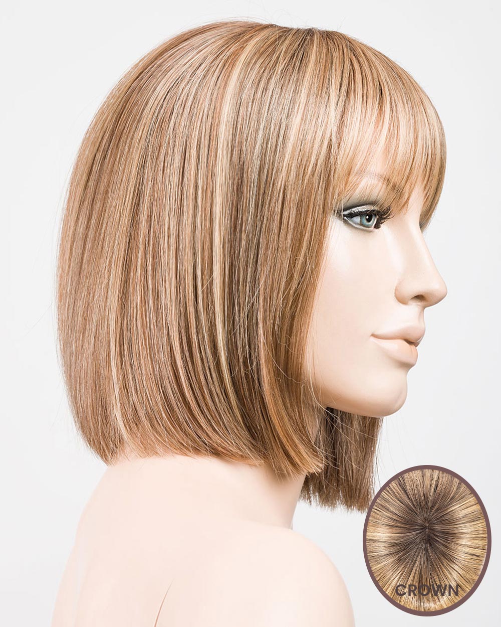 Cleo-Petite/Average | Monofilament Crown Synthetic Wig by Ellen Wille
