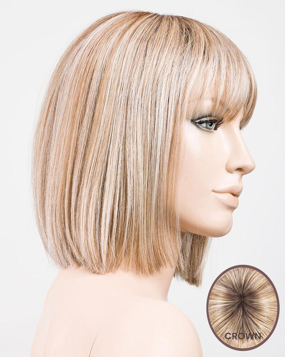 Cleo-Petite/Average | Monofilament Crown Synthetic Wig by Ellen Wille