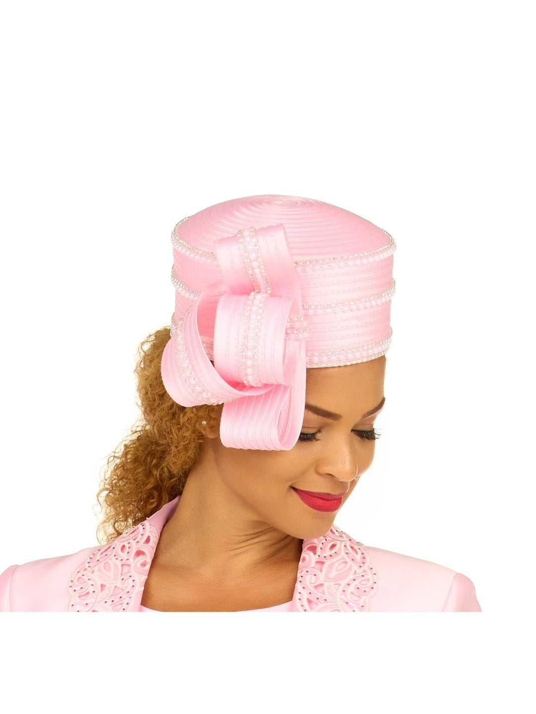 Stoned Pillbox Hat w/ Ovsz Bow