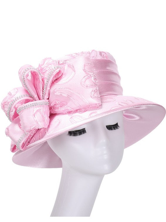 Medium Brim Lace Hat w/ Ovsz Flower Ribbon