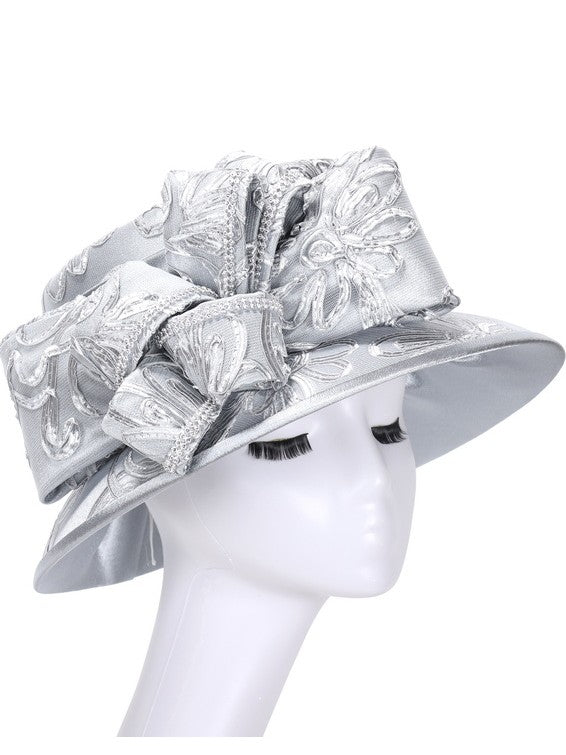 Medium Brim Lace Hat w/ Ovsz Flower Ribbon