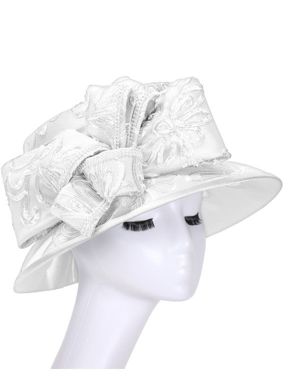 Medium Brim Lace Hat w/ Ovsz Flower Ribbon