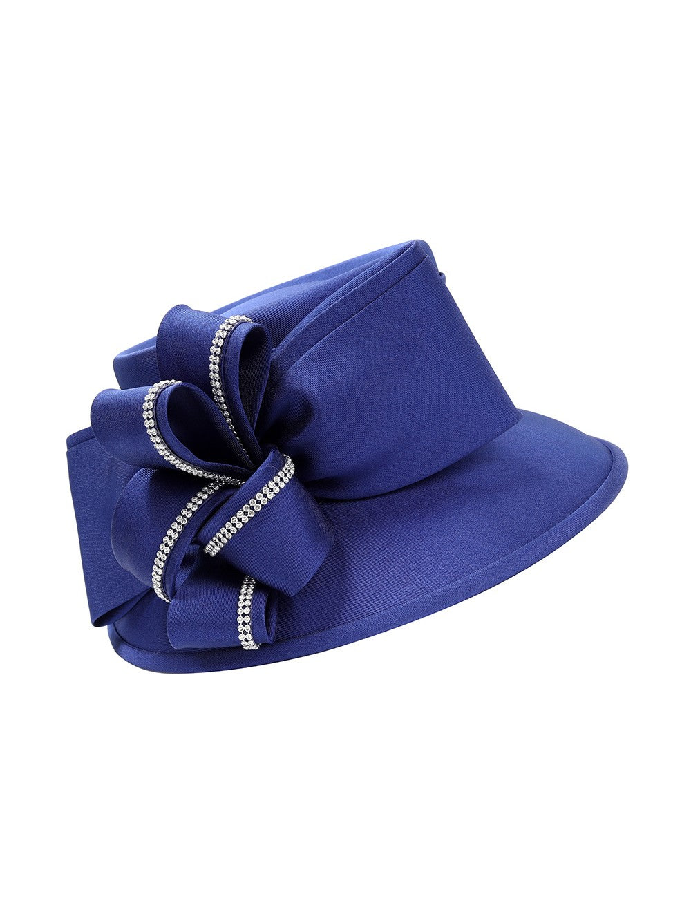 Medium Brim Hat w/ Oversized Flower Ribbon