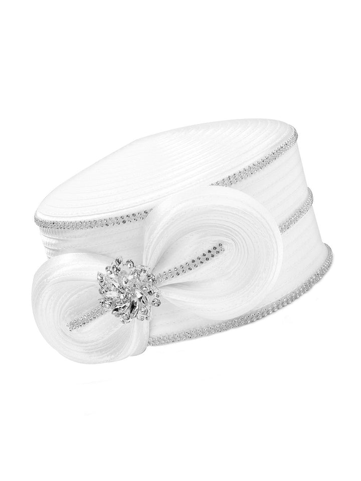 Satin Ribbon Pillbox w/ Rhinestones