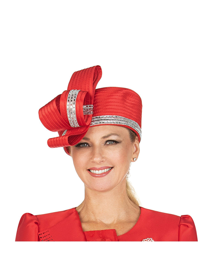 Satin Ribbon Pillbox w/ Rhinestoned Strips