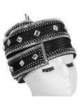 RHINESTONE WRAPPED PILLBOX HAT