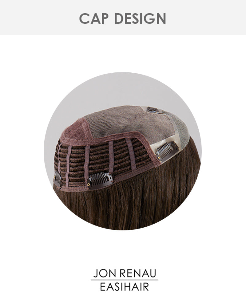 Top Smart 18 inch (Exclusive) | Lace Front & Monofilament Synthetic Hair Topper by Jon Renau